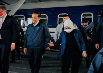 Jokowi Tiba di Ukraina Naik Kereta Luar Biasa Selama 12 Jam dari Polandia