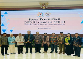 Komite IV DPD RI Rapat Konsultasi dengan BPK RI Bahas IHPS II 2021