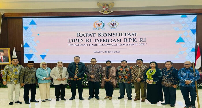Komite IV DPD RI Rapat Konsultasi dengan BPK RI Bahas IHPS II 2021