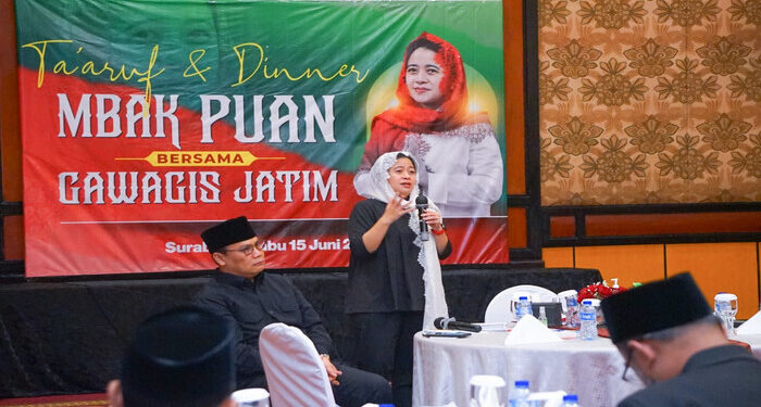 Silaturahmi dengan Gus-Gus di Jatim, Puan Dapat Julukan Ning Maharani