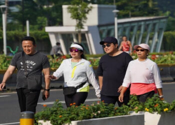 Puan Nikmati CFD Bersama Erick Thohir dan Retno Marsudi