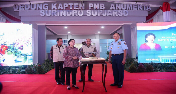 Diabadikan sebagai Nama Gedung di Lanud Iswahjudi, Puan: Kapten Surindro Supjarso Patriot Tangguh