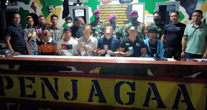Marinir Tangkap 6 Intel Asing di Kaltara