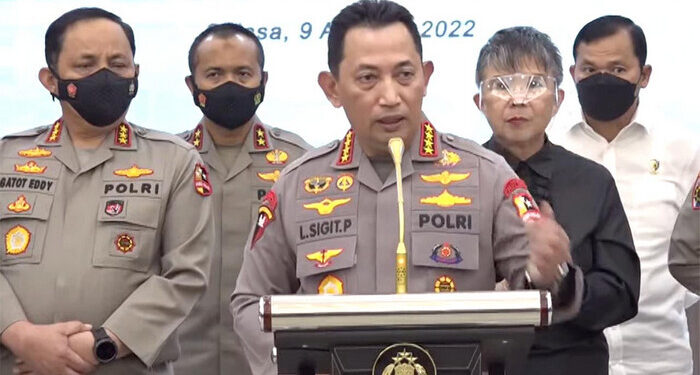 Kapolri Listyo Sigit Bubarkan Satgasus Merah Putih Bentukan Tito Karnavian