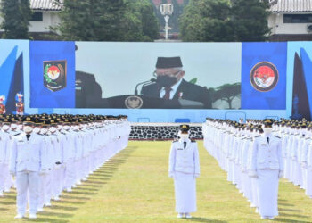 Wapres Ma’ruf Amin Lantik Pamong Praja Muda IPDN Angkatan XXIX