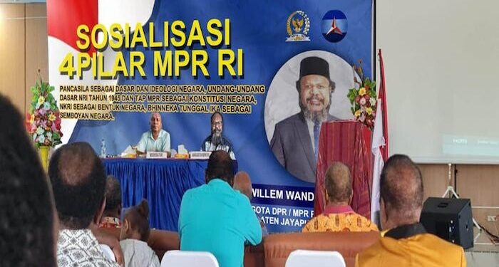 Anggota MPR RI Willem Wandik Gelar Sosialisasi Empat Pilar MPR kepada Orang Asli Papua