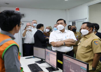 Mendagri dan Luhut Tinjau PLTSa Merah Putih dan RDF Plant Bantargebang