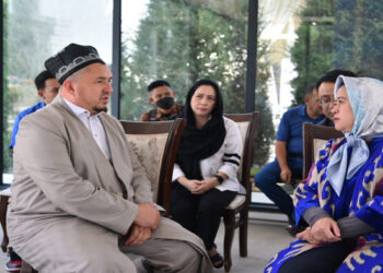 Puan Kunjungi Makam Imam Al-Bhukari di Uzbekistan yang Terkait Erat dengan Bung Karno