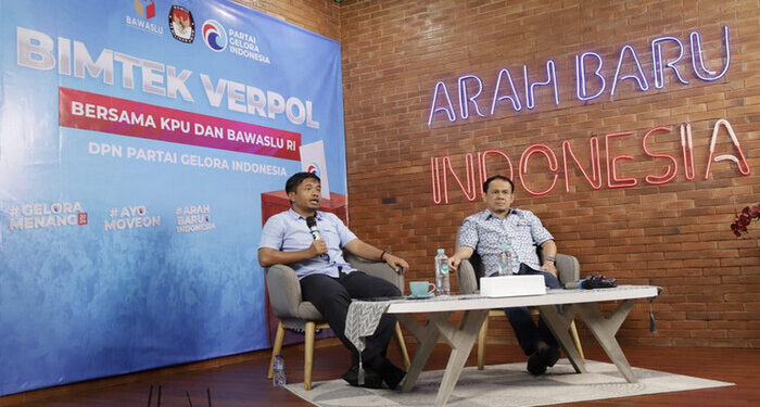 KPU Berikan Bimtek Secara Khusus kepada Partai Gelora Terkait Perbaikan Dokumen Persyaratan Parpol