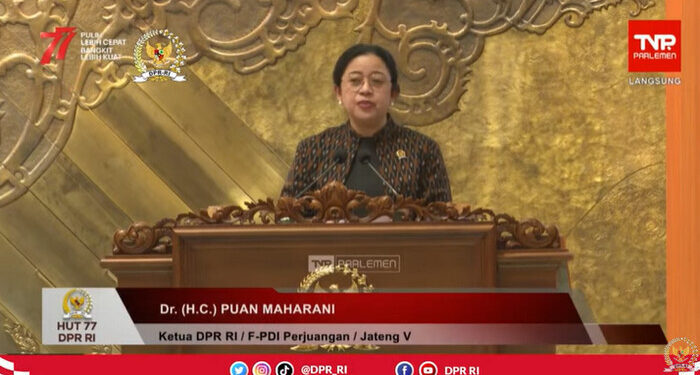 Laporkan Kinerja Dewan di HUT ke-77 DPR, Puan Tekankan Prinsip Transparansi Publik