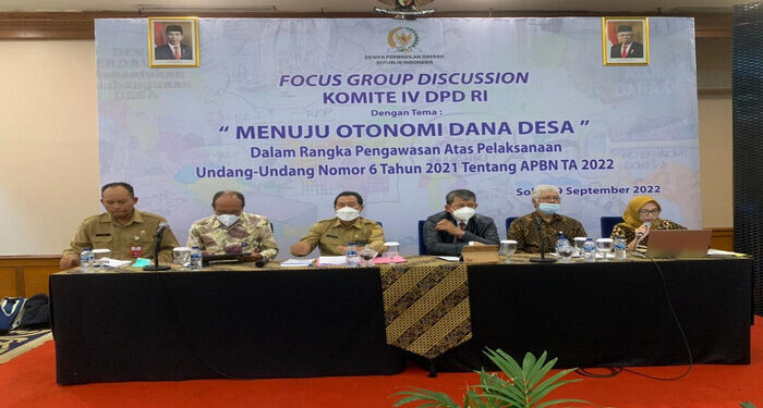 Komite IV DPD RI Dorong Otonomi Dana Desa