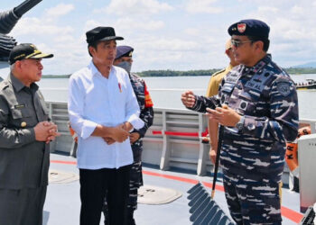 Kunjungi IKN Lewat Jalur Laut, Jokowi: Progres Infrastruktur Berjalan Baik