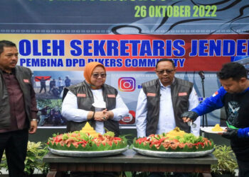 Kukuhkan Pengurus Baru, Sekjen DPD RI Minta DPD Bikers Community Bangun Citra Positif DPD RI