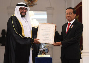 Presiden Jokowi Terima Penghargaan Perdamaian Internasional