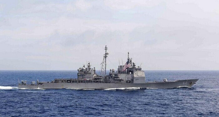 China Usir Kapal Perang AS USS Chancellorsvilledi dari Laut China Selatan