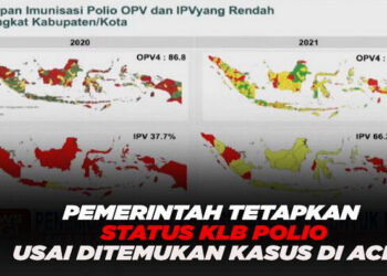 Pemerintah Tetapkan Status KLB Polio, Hanya 4 Provinsi Bebas Penyebaran Virus Polio