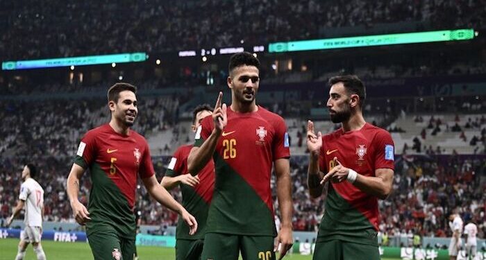 Portugal Tantang Maroko di Perempat Final Usai Gasak Swiss 6-1