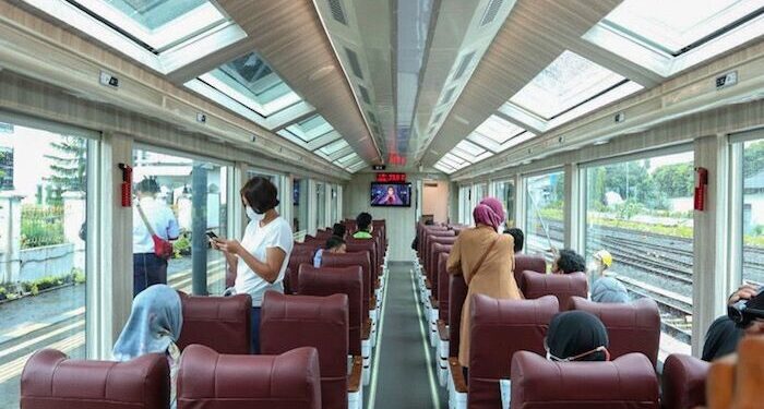 KAI Perkenalkan Kereta Panoramic Selama Libur Akhir Tahun