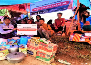 Bank Muamalat dan BMM Salurkan Bantuan untuk Penyintas Gempa