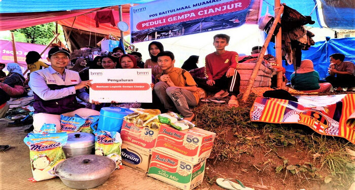 Bank Muamalat dan BMM Salurkan Bantuan untuk Penyintas Gempa