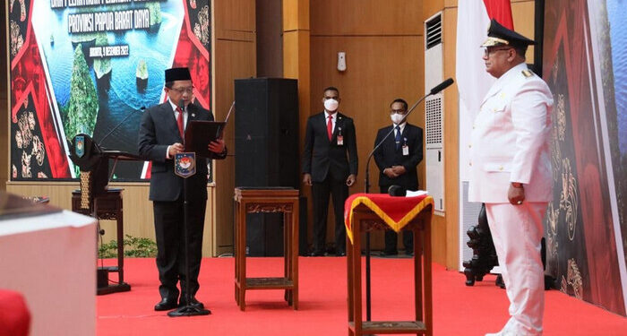 Muhammad Musa’ad Dilantik Sebagai Pj Gubernur Papua Barat Daya