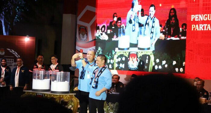 Daftar Lengkap Nomor Urut Parpol Peserta Pemilu 2024