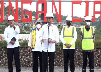 Presiden Jokowi Resmikan Bendungan Ciawi dan Sukamahi