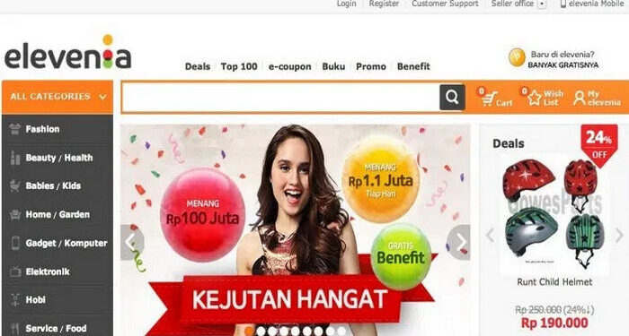 Toko Belanja Online Elevenia Tutup Layanan di Marketplace