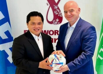 Menpora dan Erick Thohir Temui Presiden FIFA Bahas Piala Dunia U-20