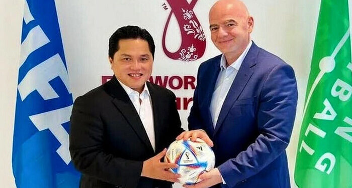 Menpora dan Erick Thohir Temui Presiden FIFA Bahas Piala Dunia U-20