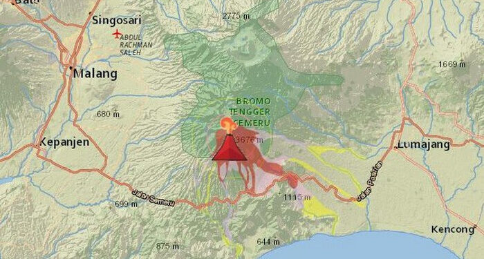JMA, BMKG Jepang Pastikan Erupsi Gunung Semeru Tak Timbulkan Tsunami di Jepang