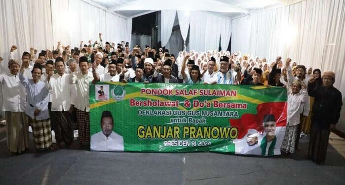 Gus-Gus Nusantara Deklarasikan Dukungan terhadap Ganjar Pranowo sebagai Presiden RI 2024