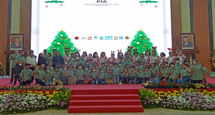 PIA DPR RI Undang Anak-Anak Panti Asuhan Rayakan Natal di Senayan