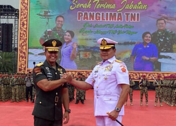 Jenderal Andika Perkasa Resmi Serahkan Jabatan Panglima TNI kepada Laksamana Yudo Margono