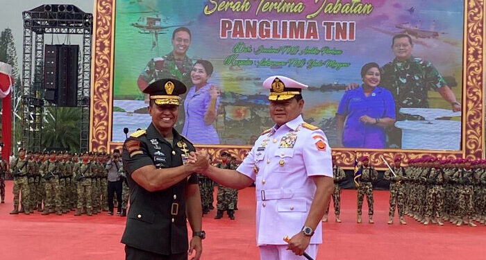 Jenderal Andika Perkasa Resmi Serahkan Jabatan Panglima TNI kepada Laksamana Yudo Margono