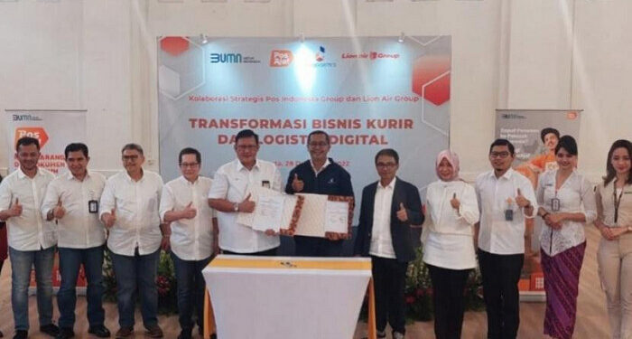 Pos Indonesia dan Lion Air Group Kolaborasi Luncurkan ‘Tol Udara & Darat’ untuk Permudah UMKM