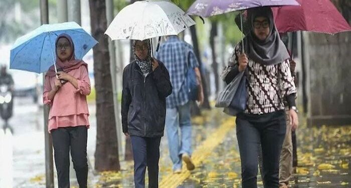 Kota Besar di Indonesia Berpeluang Diguyur Hujan