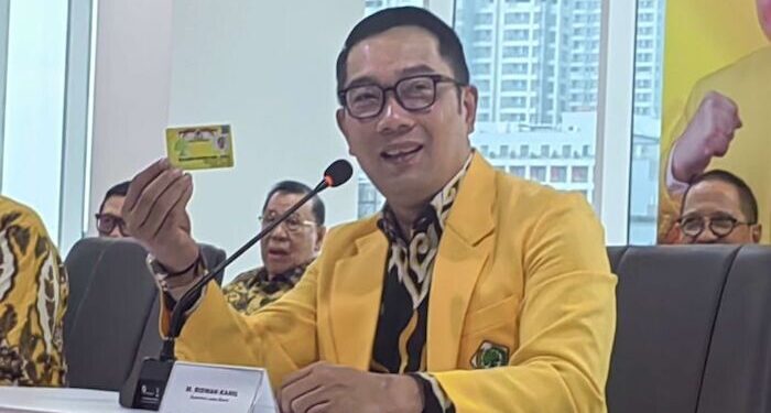 Ridwan Kamil Jadi Waketum dan “Co-Chair” Bappilu Partai Golkar