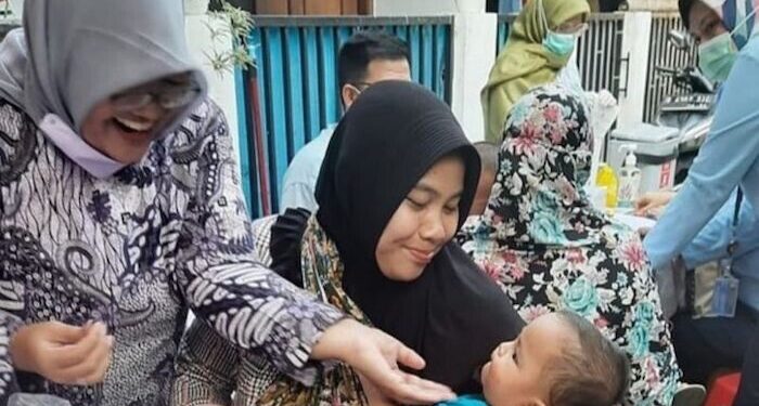 Dinkes DKI Sisir Imunisasi Campak di Kawasan Padat Penduduk