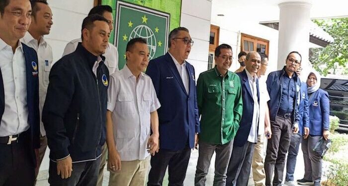 Anggota DPP NasDem Sambangi Sekber Gerindra-PKB