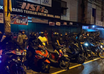 Polisi Amankan Belasan Kendaraan Knalpot “Brong” di Surakarta