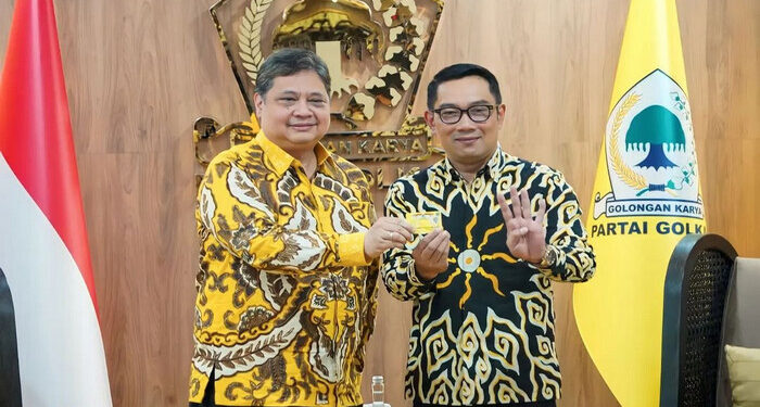 Ridwan Kamil Bakal Jadi Magnet Suara Bagi Golkar dan Airlangga Hartarto