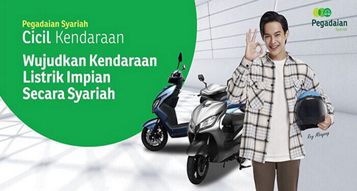 Pengen Punya Motor Listrik? Pegadaian Syariah Solusinya