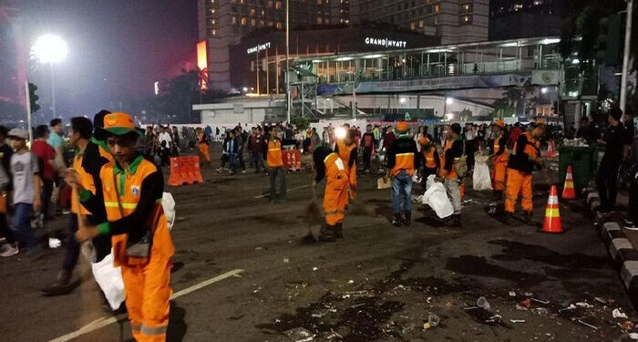 Perayaan Malam Tahun Baru di DKI Jakarta Hasilkan 74 Ton Sampah