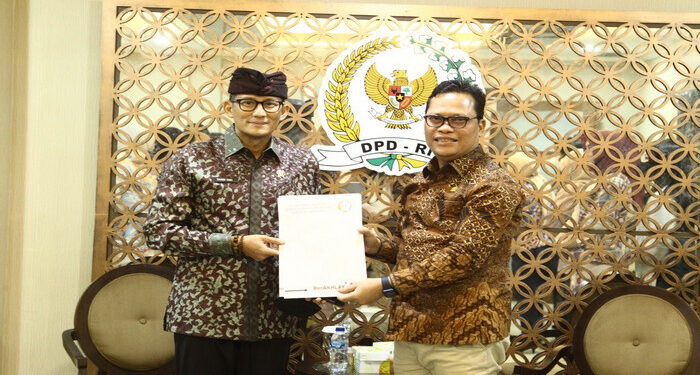 Dukung Peningkatan Anggaran Kemenparekraf, DPD RI: Fasilitas Infrastruktur Penunjang banyak yang Kurang