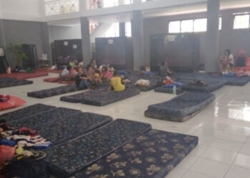 28 KK Kelurahan Bebali-Sitaro Diungsikan Pascaerupsi Karangetang