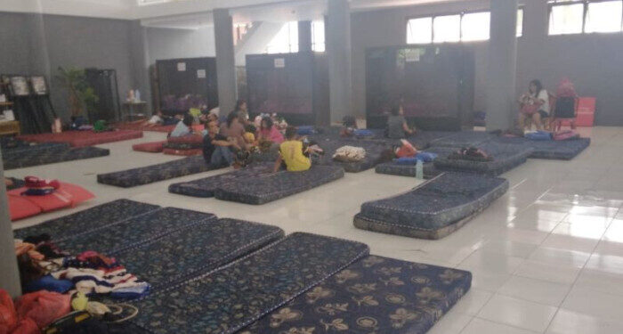 28 KK Kelurahan Bebali-Sitaro Diungsikan Pascaerupsi Karangetang