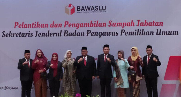 Ketua Bawaslu Harap Sekjen Tingkatkan Kapasitas SDM