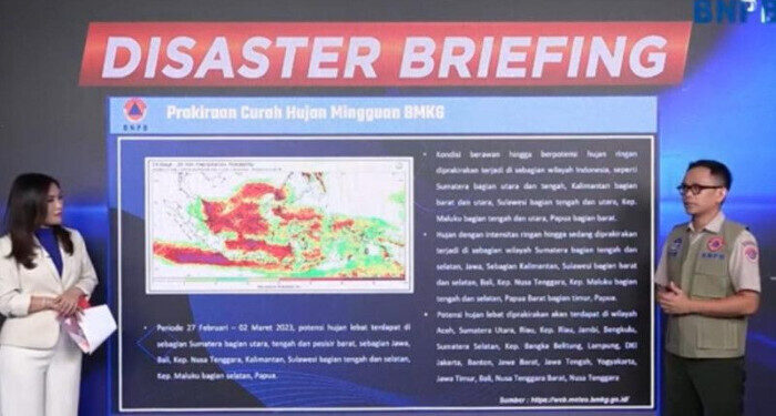 BNPB: Dasarian I Maret Curah Hujan Kategori Rendah, Waspada Karhutla