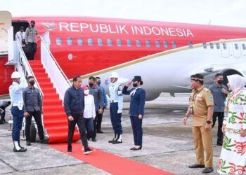 Jokowi Tiba di Kaltara untuk Tinjau Kalimantan Industrial Park